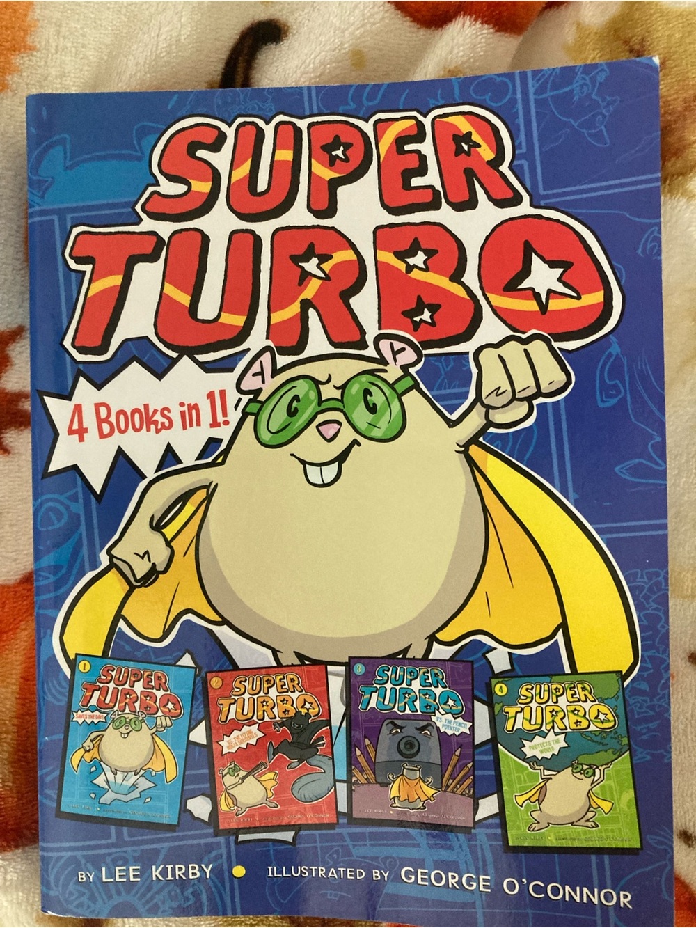 Super Turbo Kids Book - Blue Cover (Superhero Hamster)